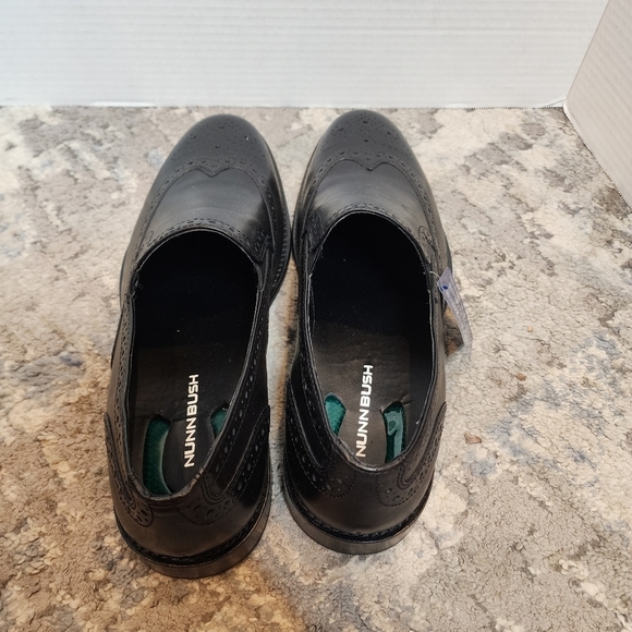 NWT Nunn Bush Norris Wingtip Double Gore Slip-On Black Leather Loafer. Size 11.5 main image 9